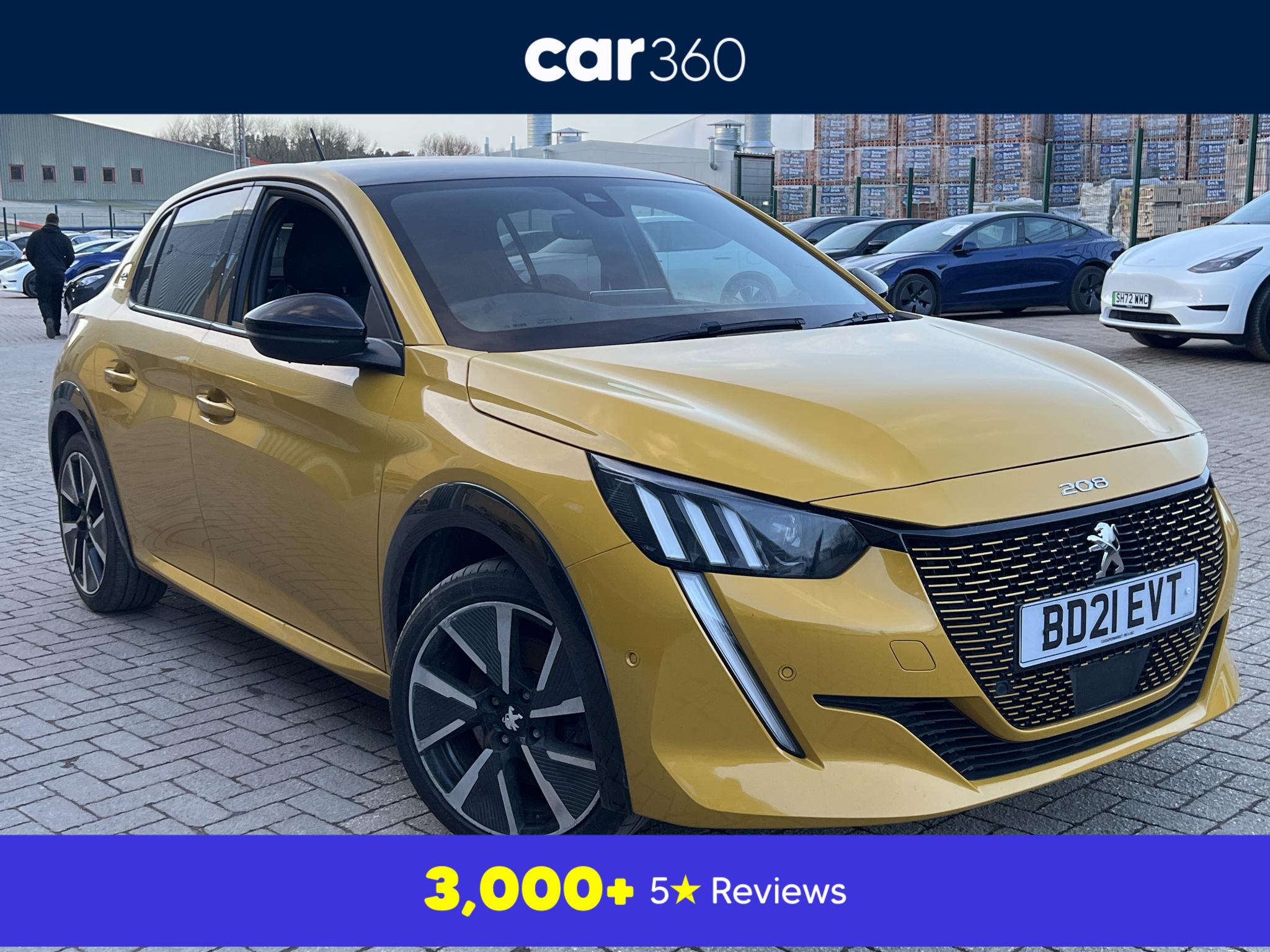 Used Peugeot E-208 50kWh GT Hatchback 5dr Electric Auto (136 ps)